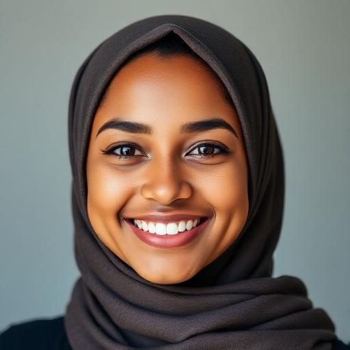 Aisha M. โ student testimonial portrait